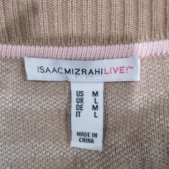 Isaac Mizrahi Live Open Front Long Sleeve Cardigan - Picture 6 of 6